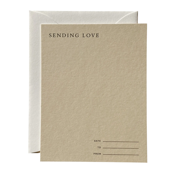 Sending Love Notecard Set No. 12